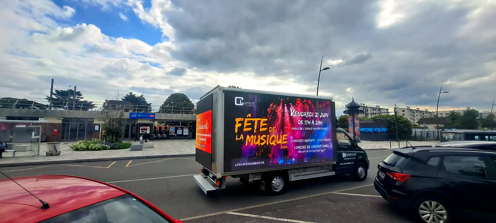 Camion LED Green Ad · Fête de la Musique
