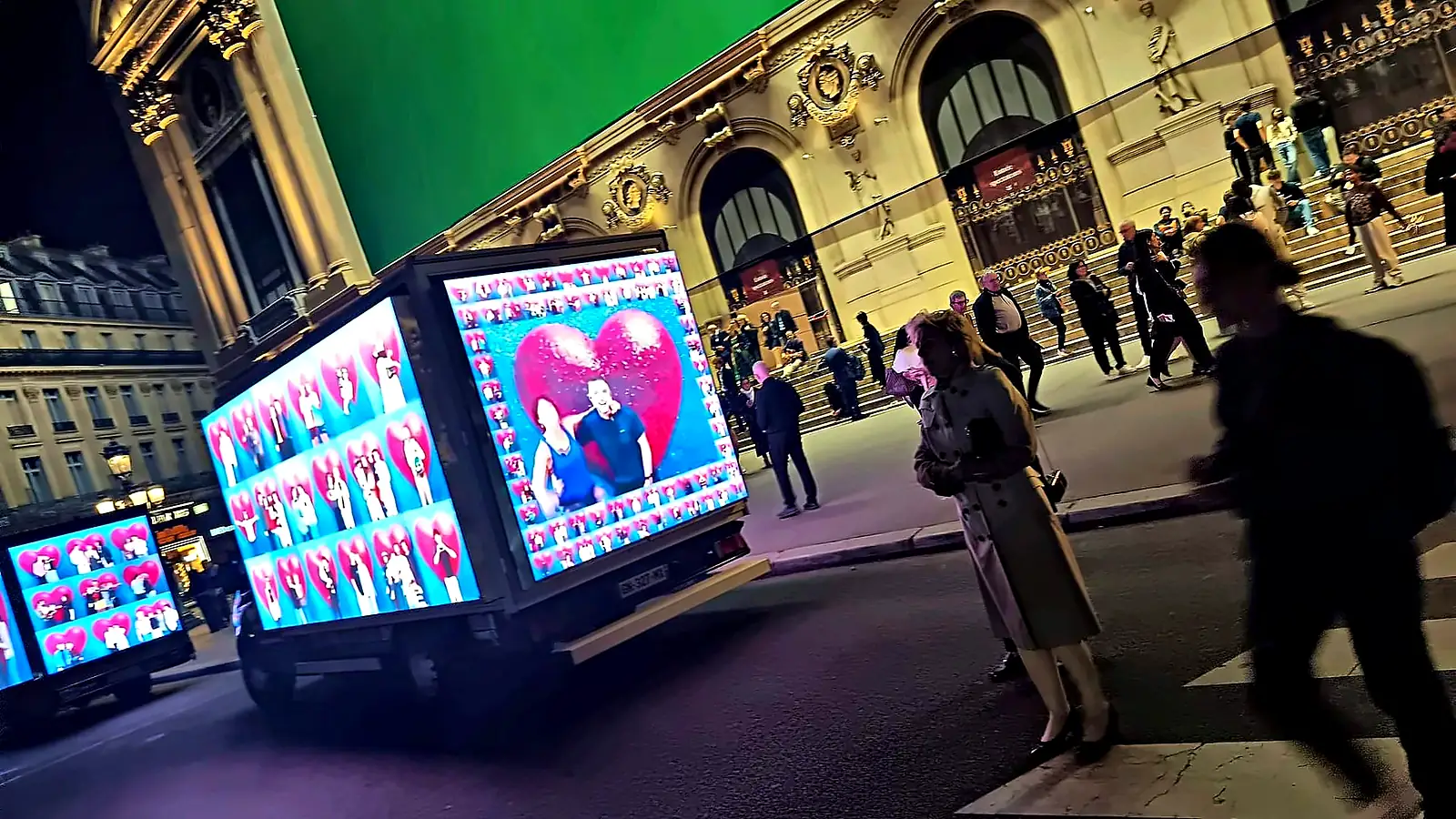 Camion LED Green Ad · Opéra Garnier